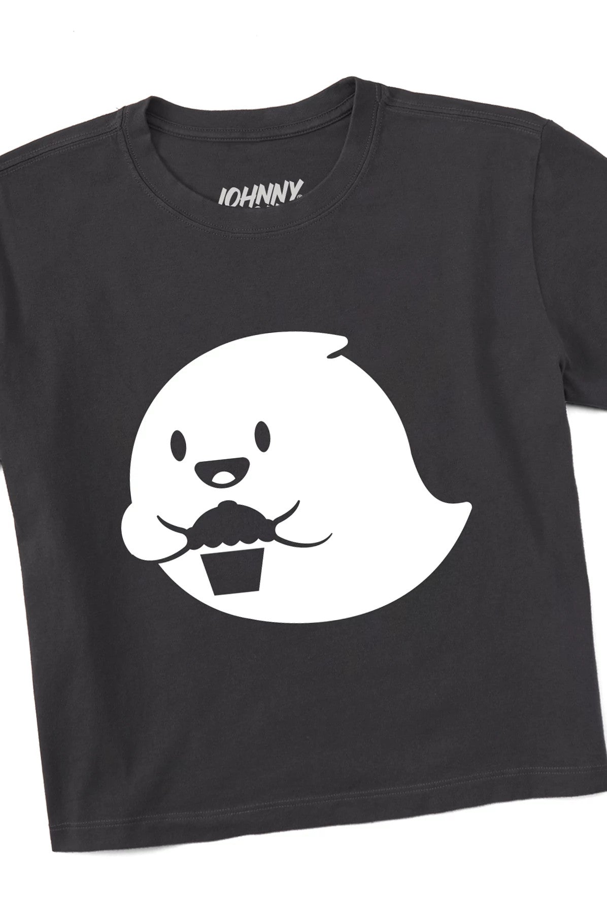 Women's Boxy Scary Surprise Ghost Short Sleeve Premium Tee