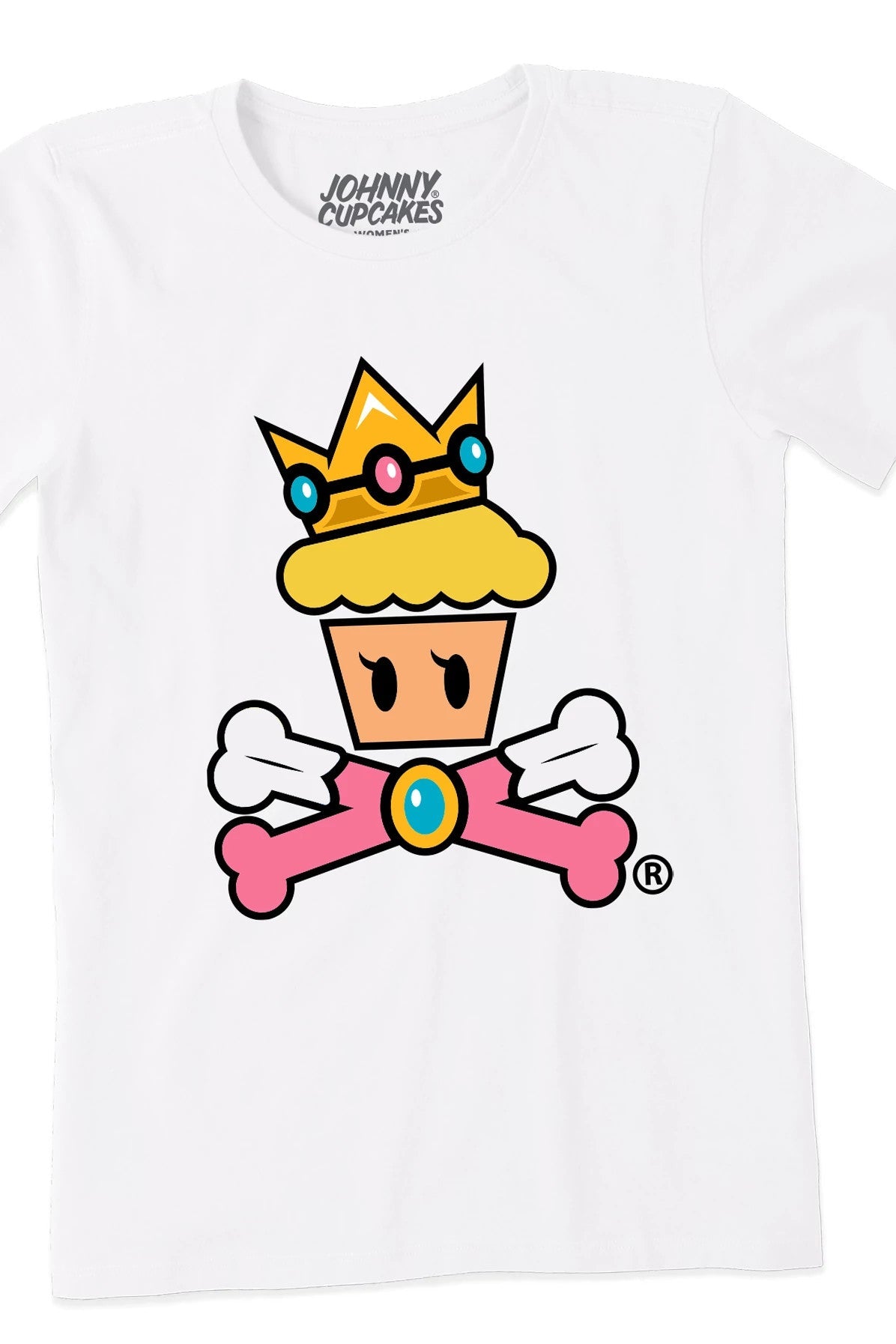 Women's Princess Pastry Crossbones Short Sleeve Premium Tee