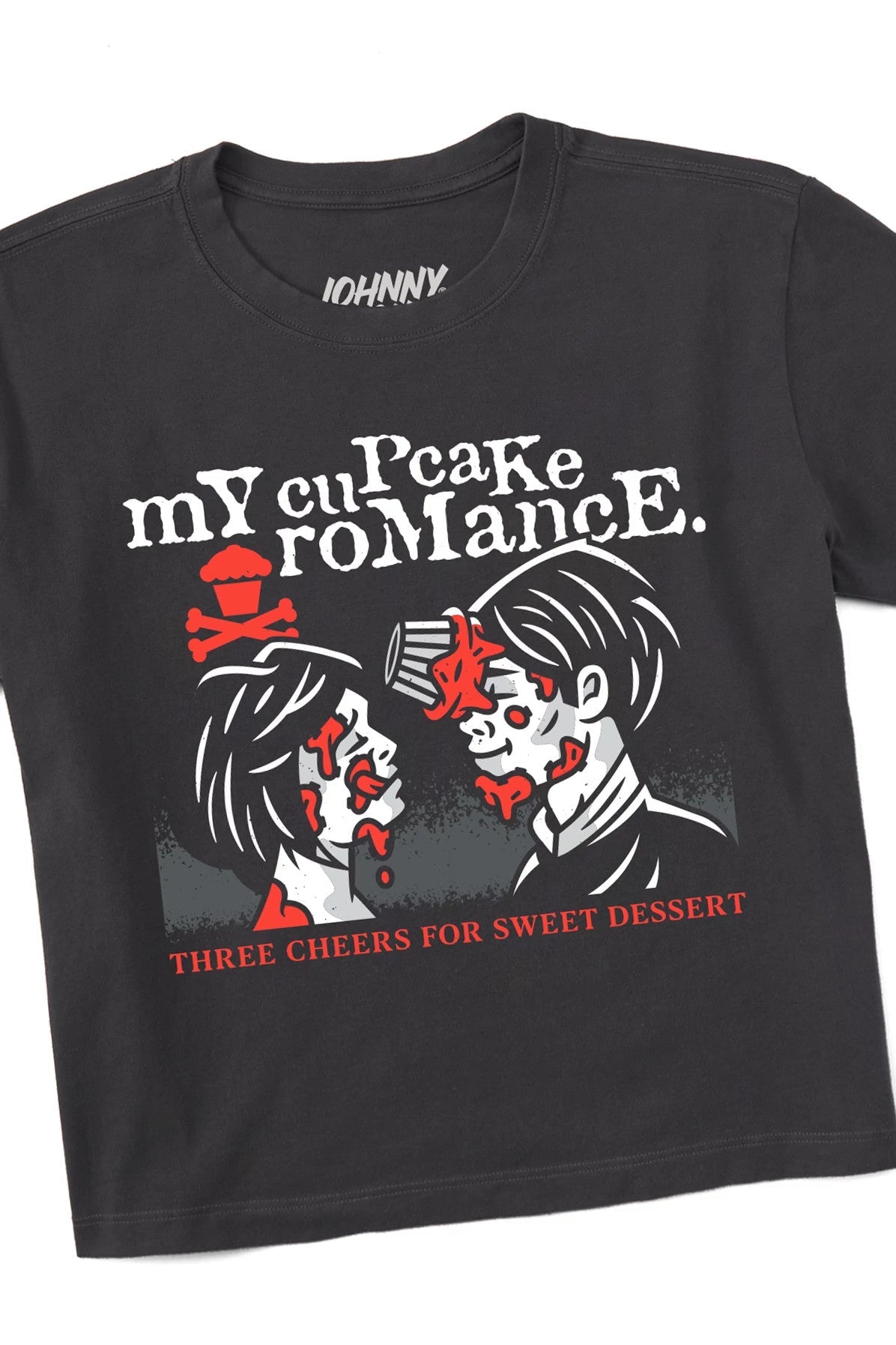 Women's Boxy My Cupcake Romance Short Sleeve Premium Tee