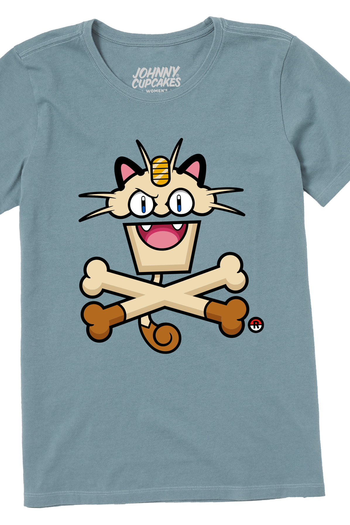 Women's Meow Crossbones Short Sleeve Premium Tee