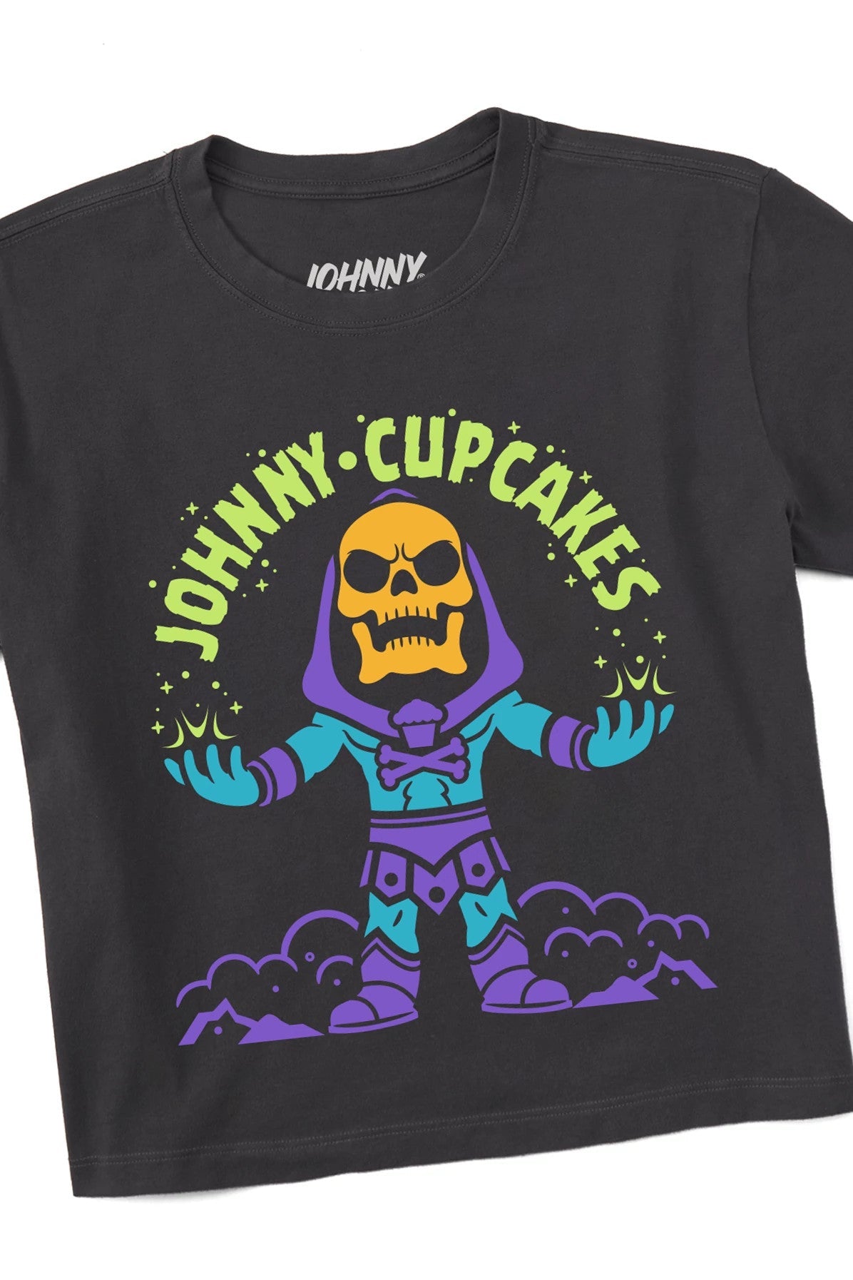 Women's Boxy Supervillain Skeleton Short Sleeve Premium Tee