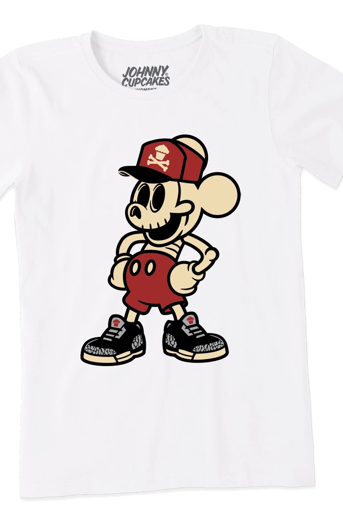 Women's Trickey Mouse Cupkicks Short Sleeve Premium Tee