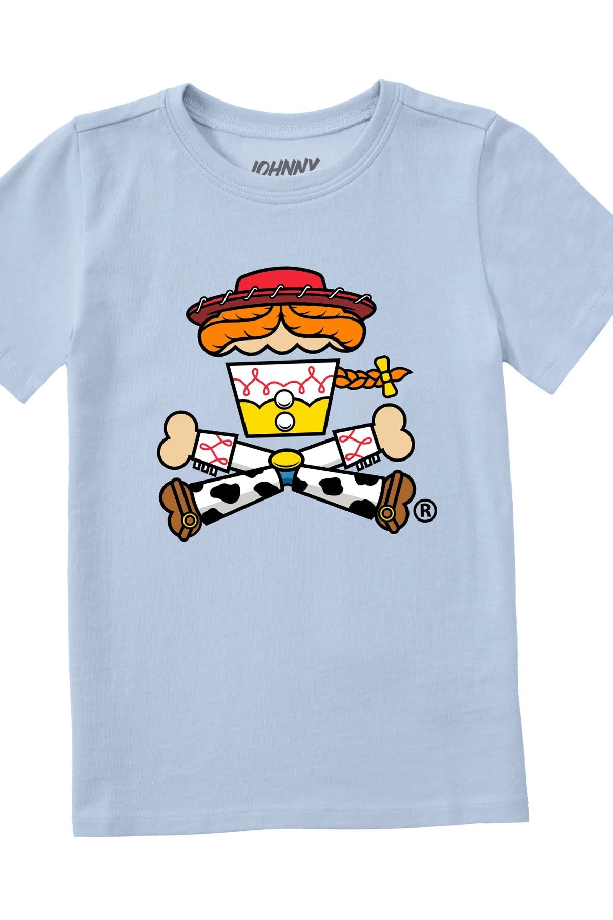 Kids Cowgirl Crossbones Short Sleeve Premium Tee