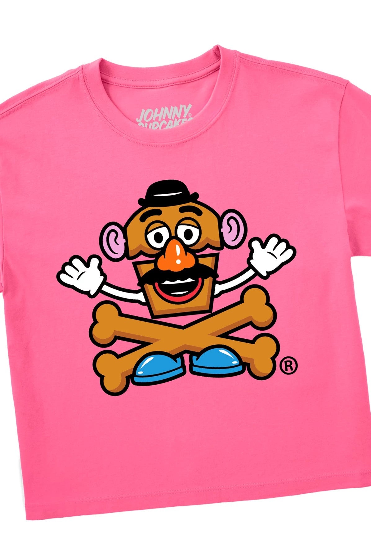 Women's Boxy Mr. Spud Crossbones Short Sleeve Premium Tee