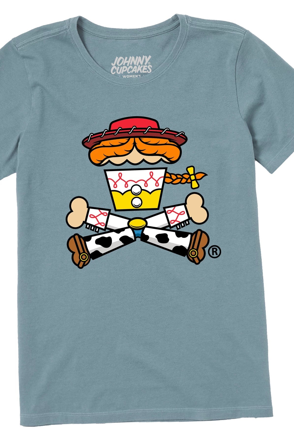 Women's Cowgirl Crossbones Short Sleeve Premium Tee