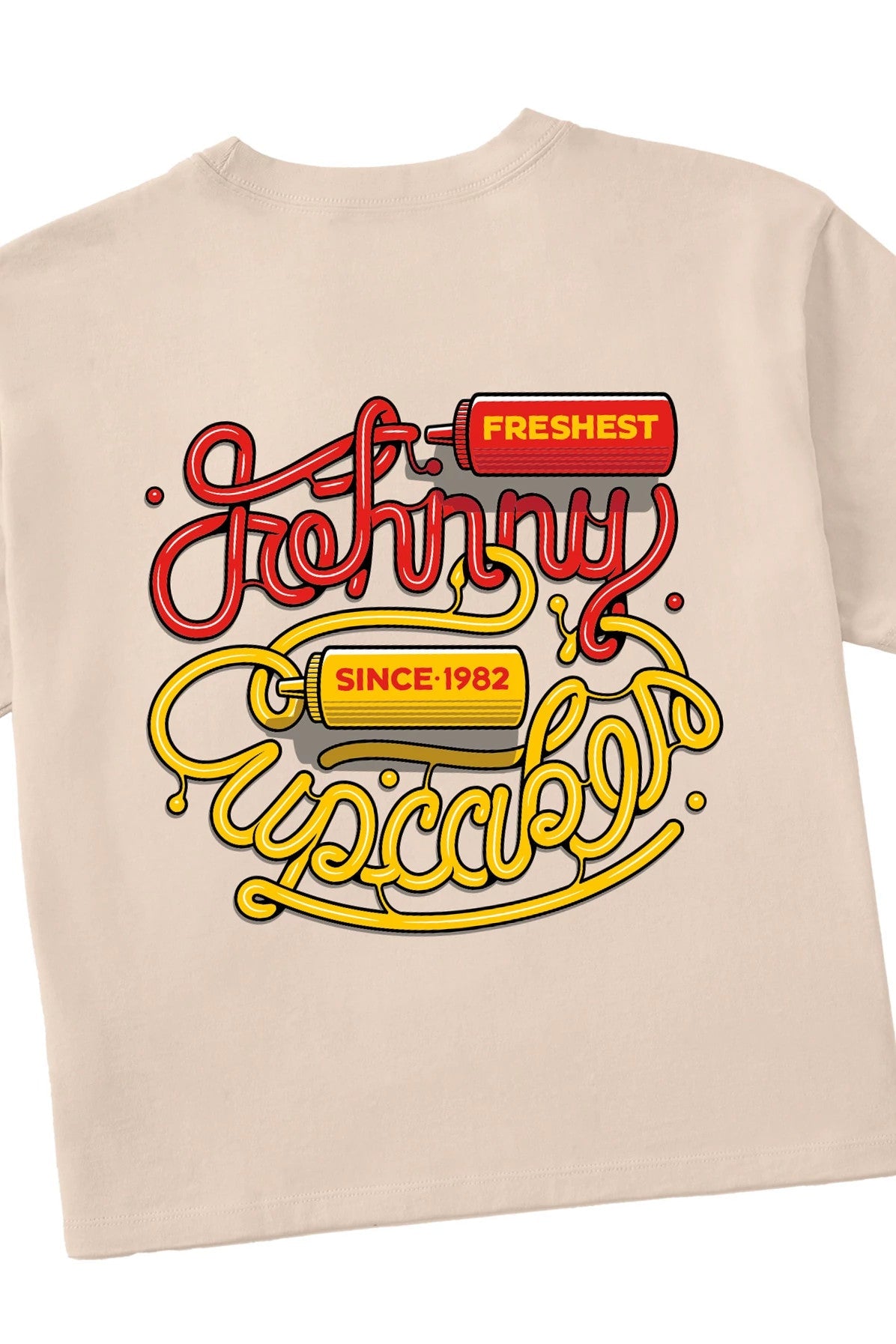 Women's Boxy Ketchup 'N Mustard Short Sleeve Premium Tee