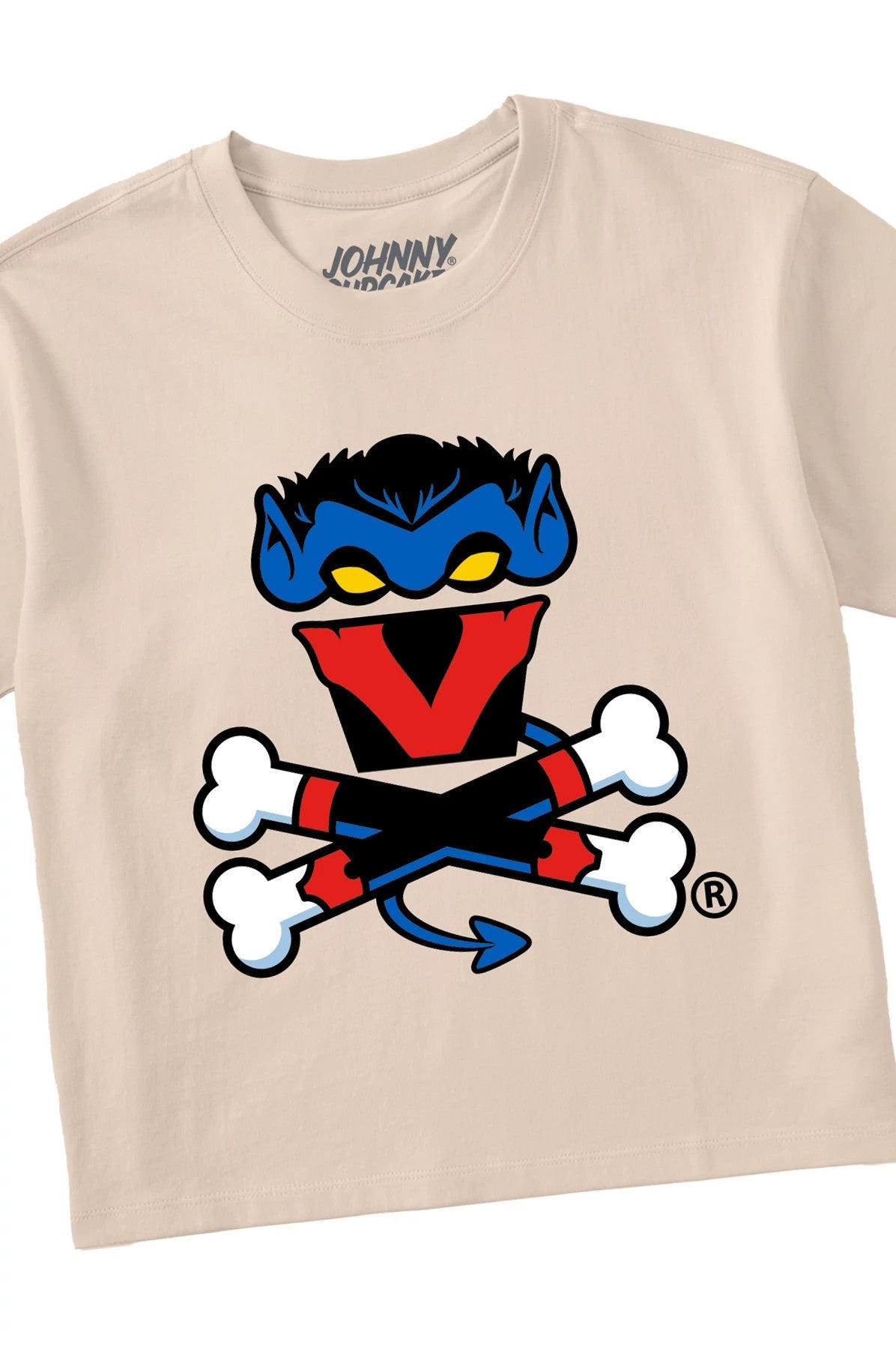 Women's Boxy BAMF Crossbones Short Sleeve Premium Tee
