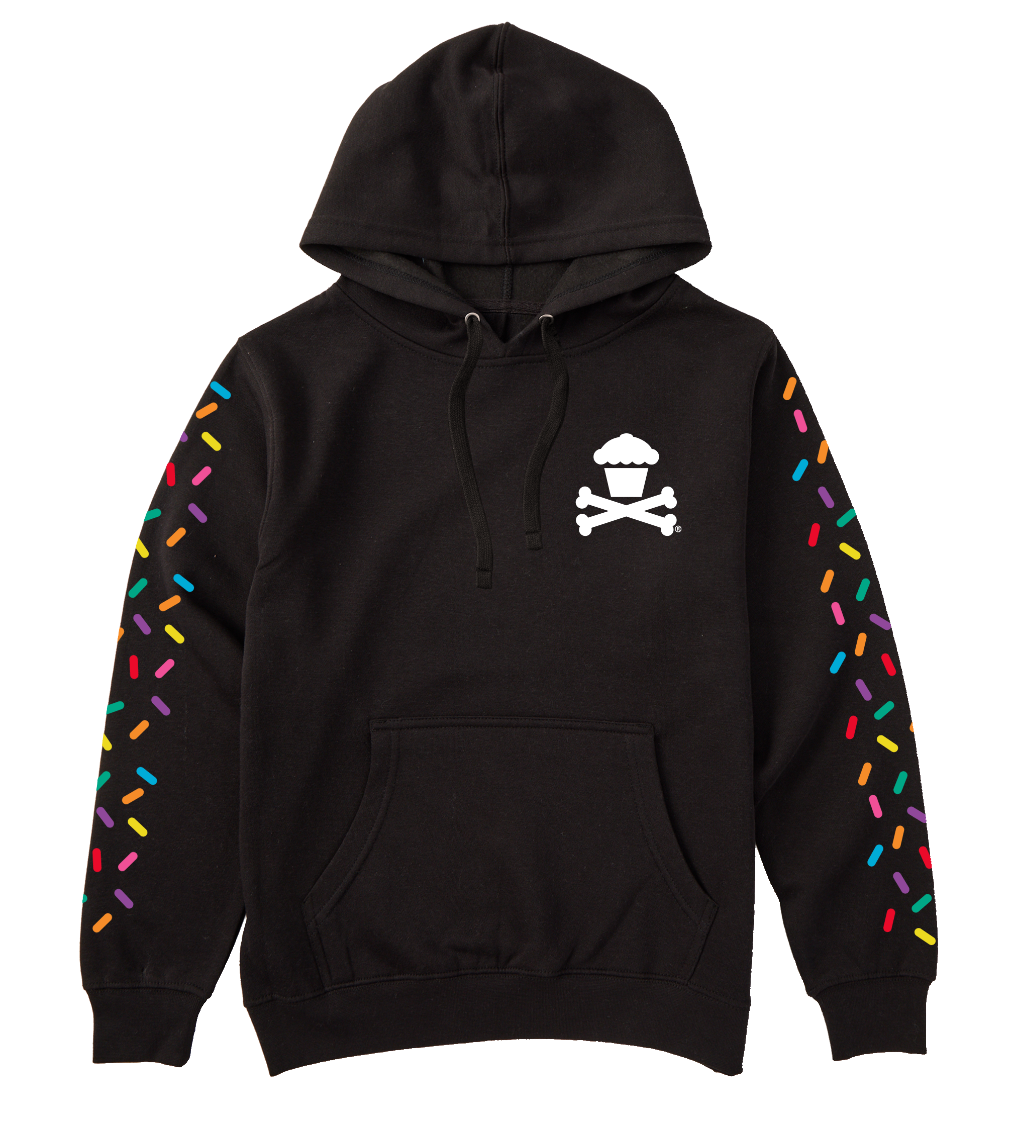 Adult Pullover Sweatshirt - Sprinkles Sleeve Basic Mini