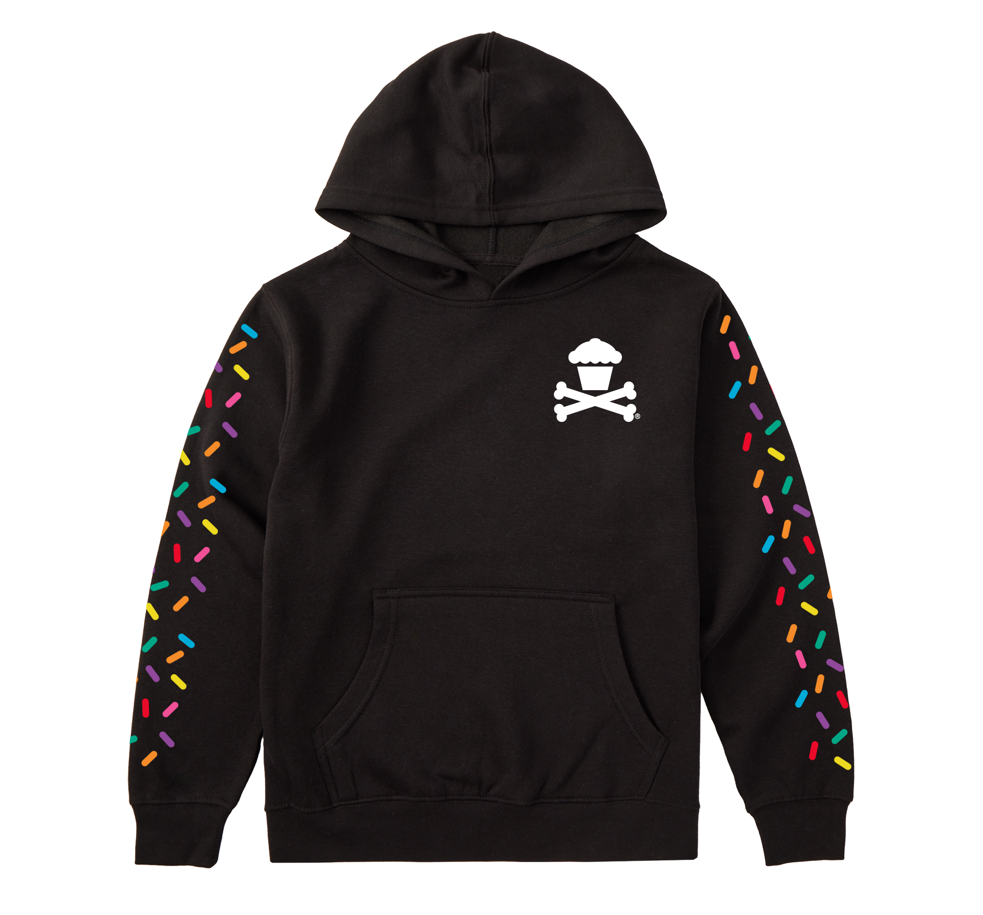 Kids Pullover Sweatshirt - Sprinkles Sleeve Basic Mini
