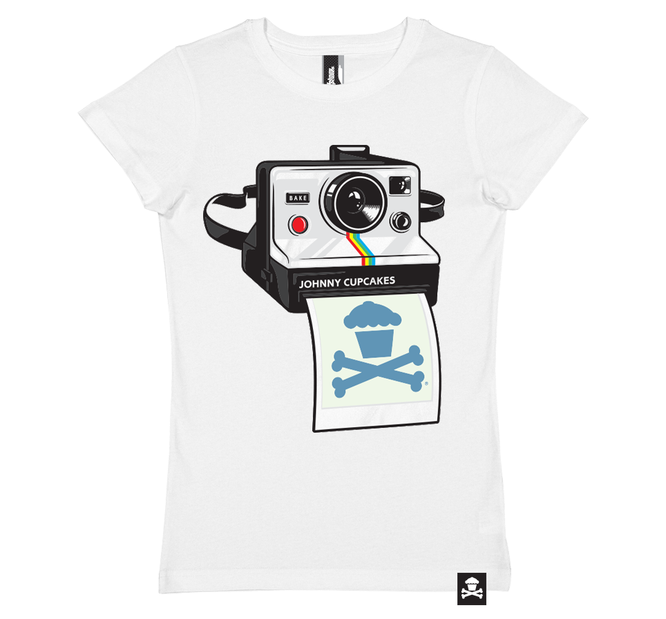 JC Vault - Women's Fitted Medium - Cupcake Camera (Sunlight Activated Ink!)