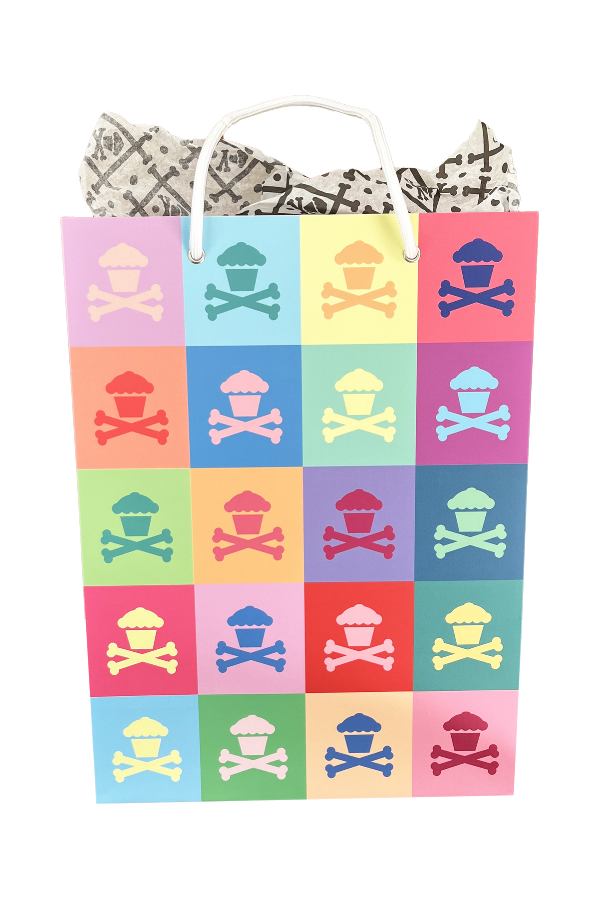 Gift Bag - Colorful Crossbones