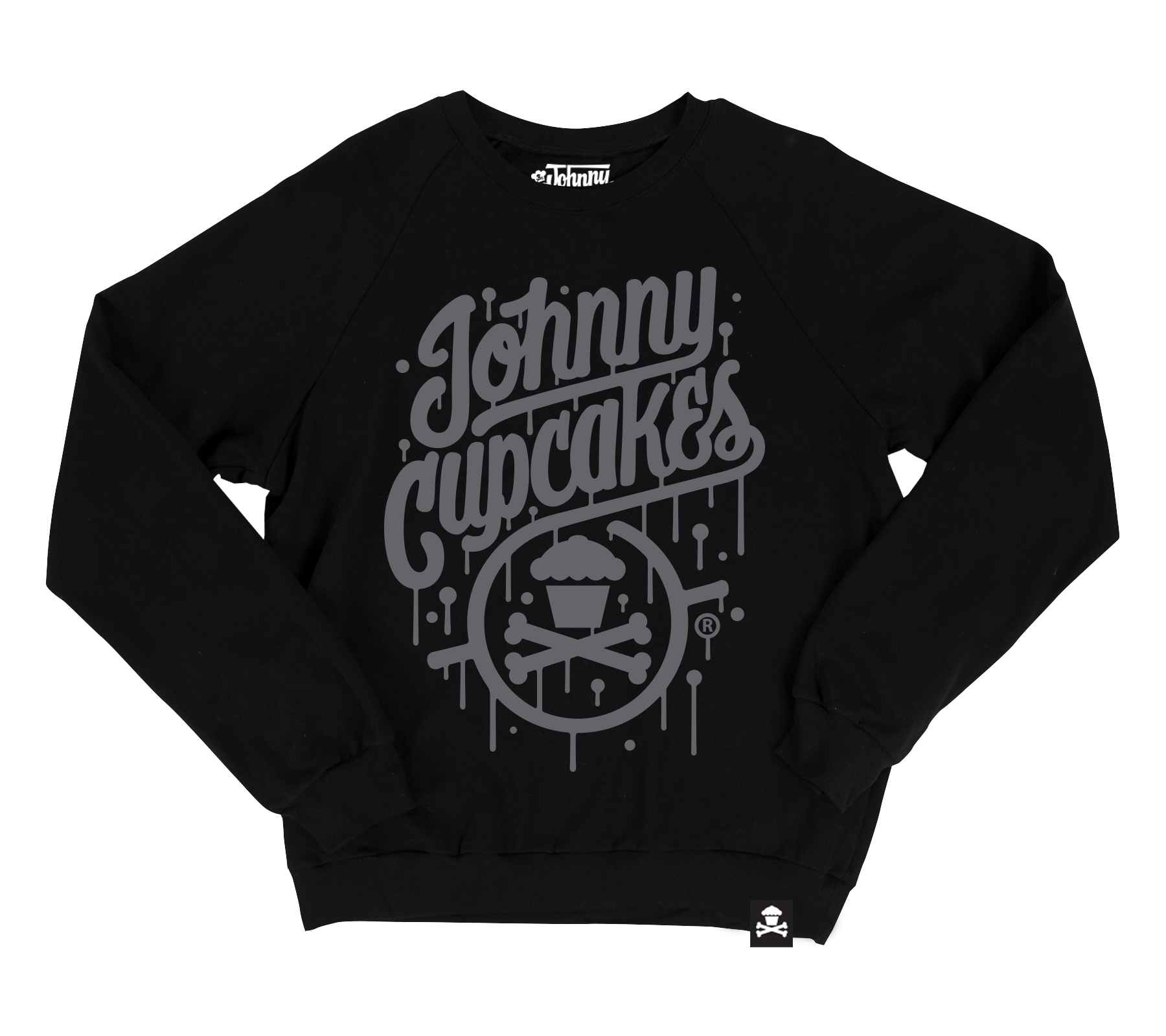 JC Vault - Adult Medium - Drippy Script Crewneck