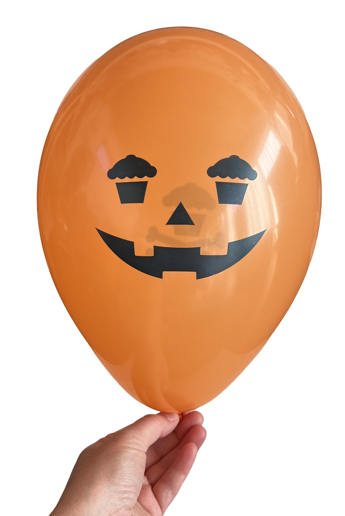 JC Vault - 6 Pk Latex Balloons / Reversible Orange Cake-O-Lantern