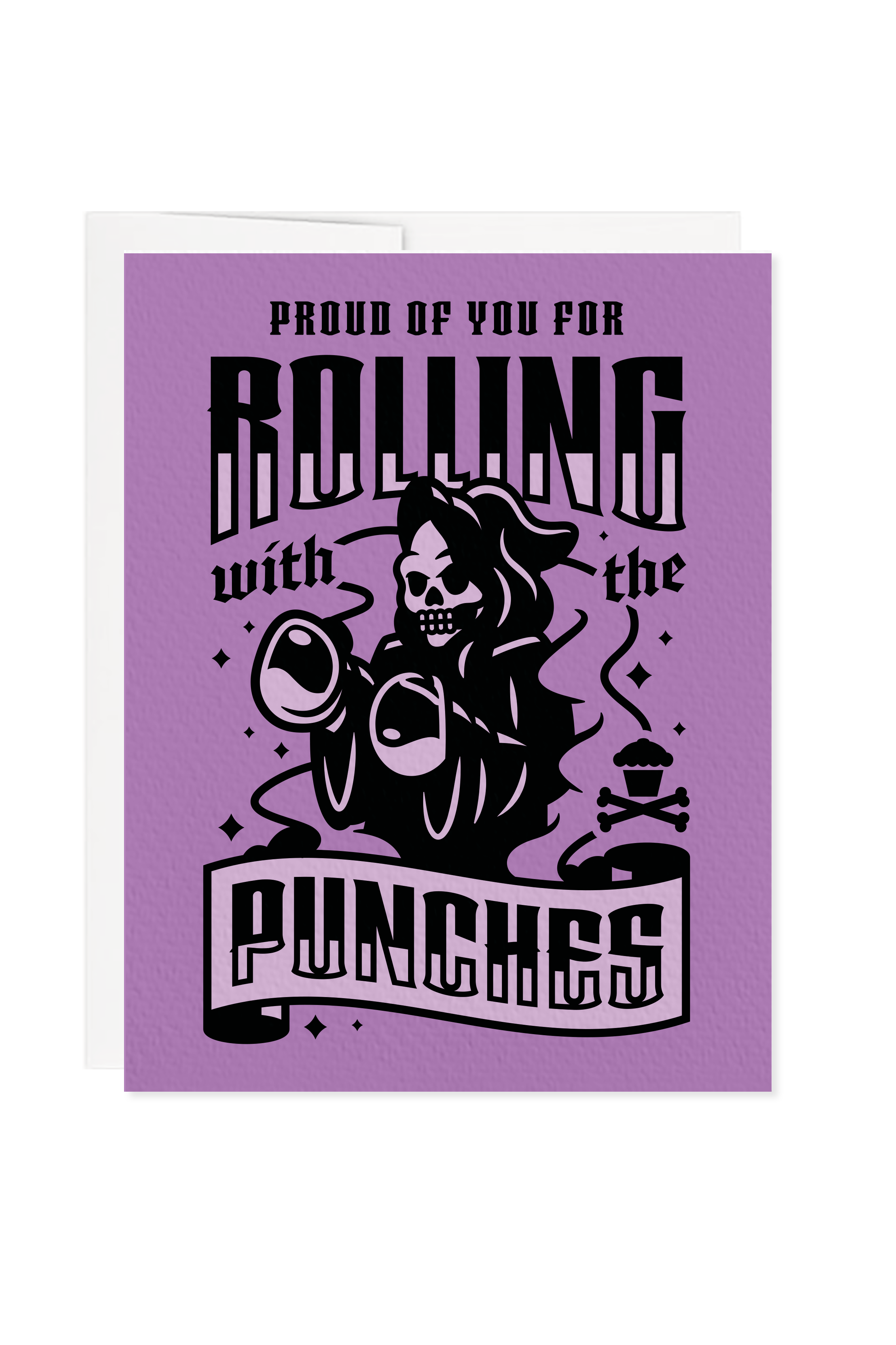 Rolling With The Punches Greeting Card