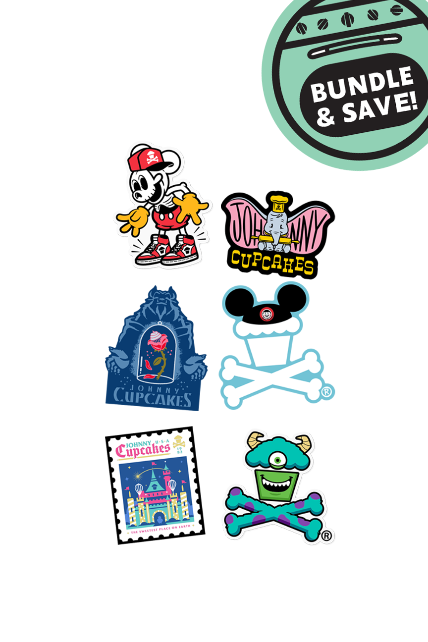 6 MINI STICKER BUNDLE - Cupcakes Land