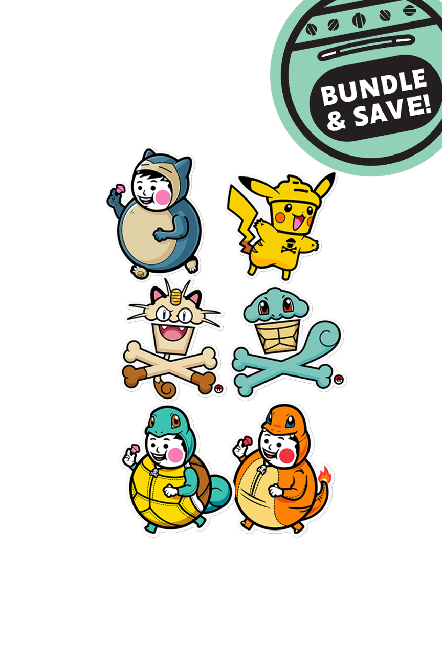 6 MINI STICKER BUNDLE - Bake 'em All