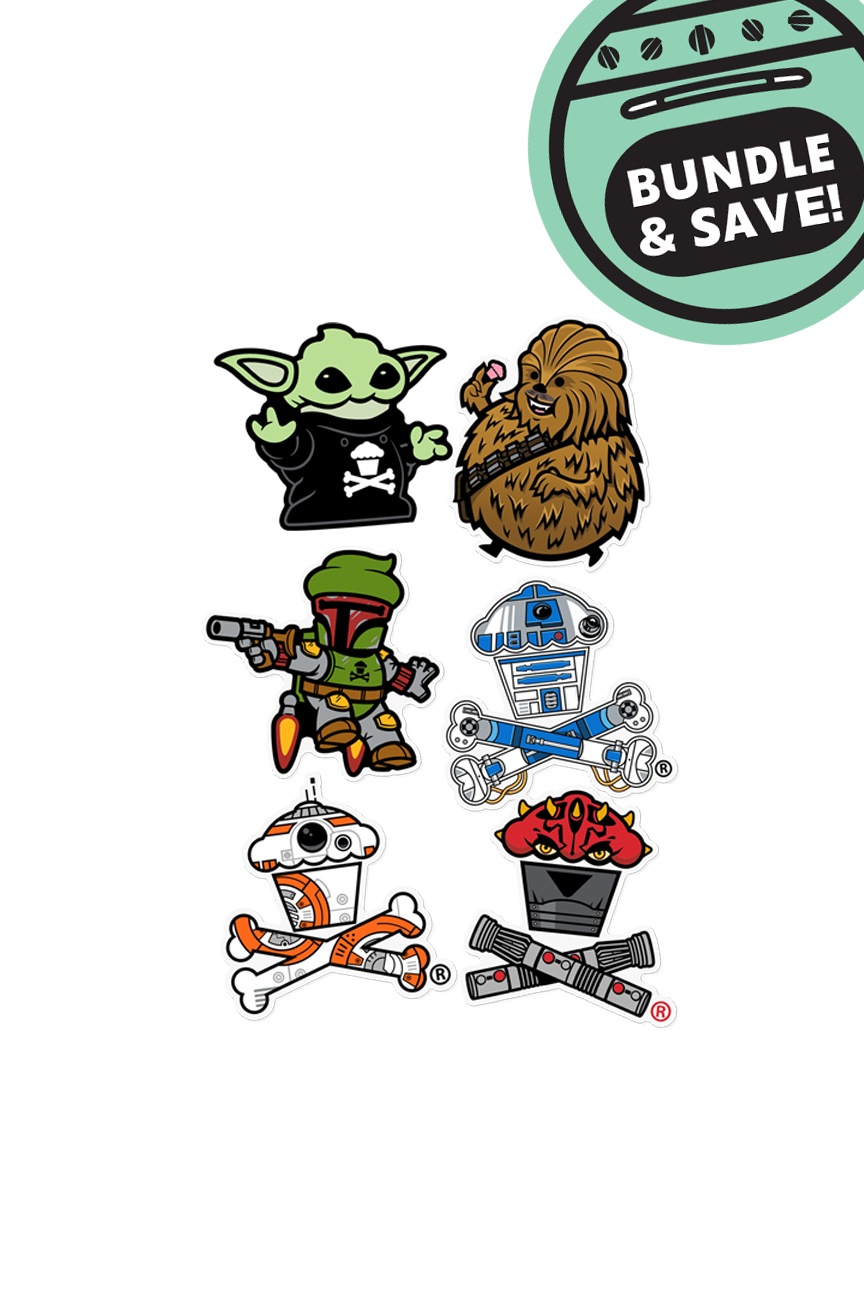 6 MINI STICKER BUNDLE - Galaxy Goodies