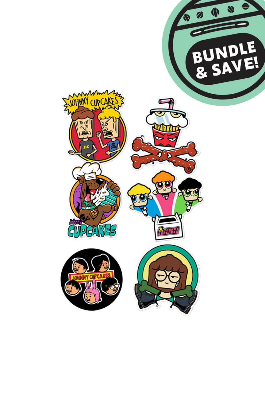 6 MINI STICKER BUNDLE - Nostalgic Toons