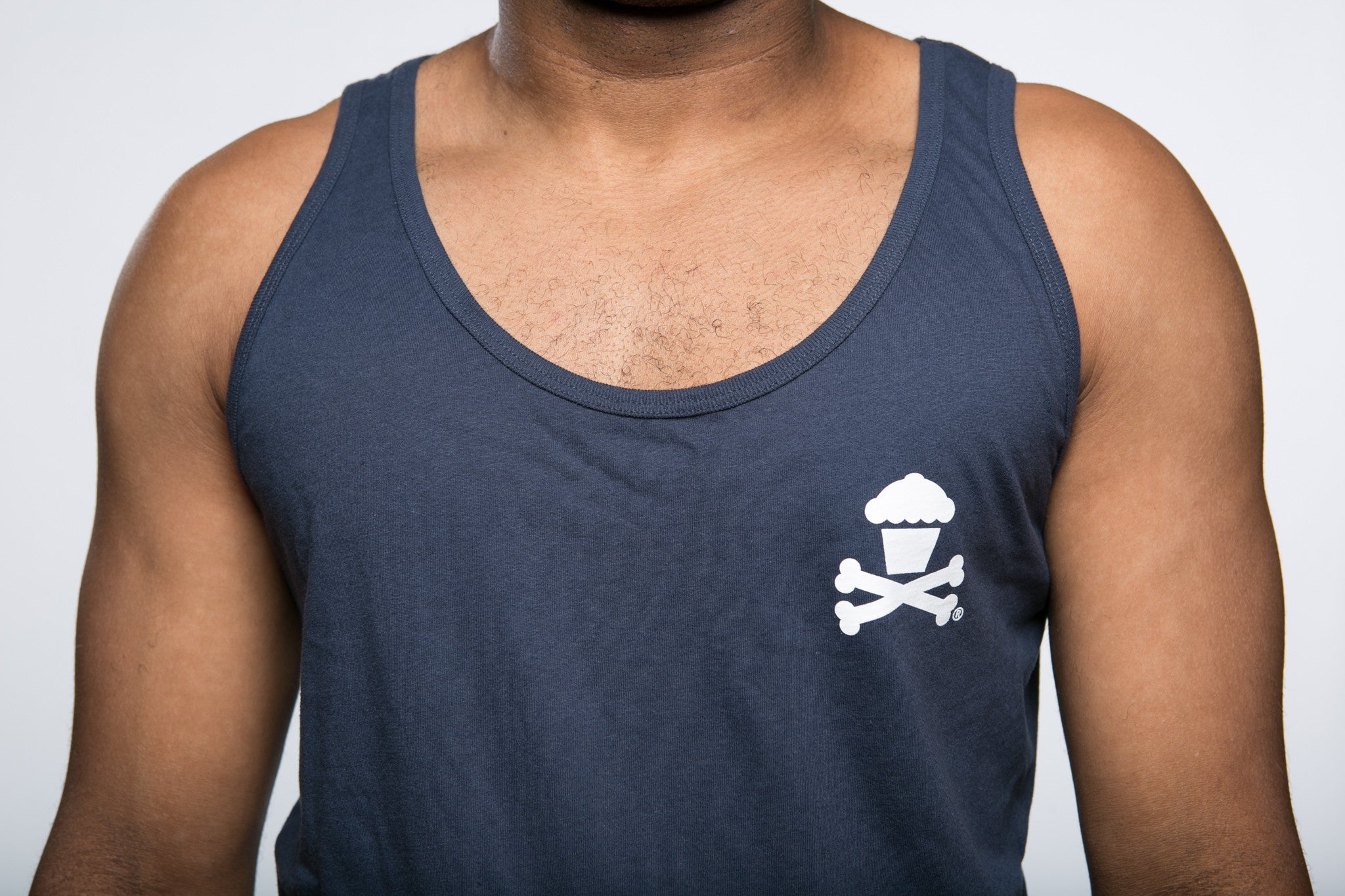 JC Vault - Adult Medium - Basic Crossbones Tank (Navy)