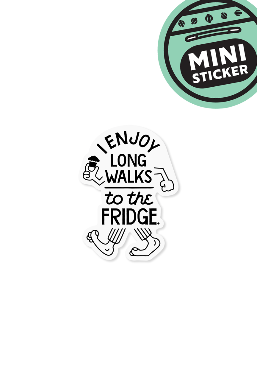 MINI STICKER - Enjoy Long Walks