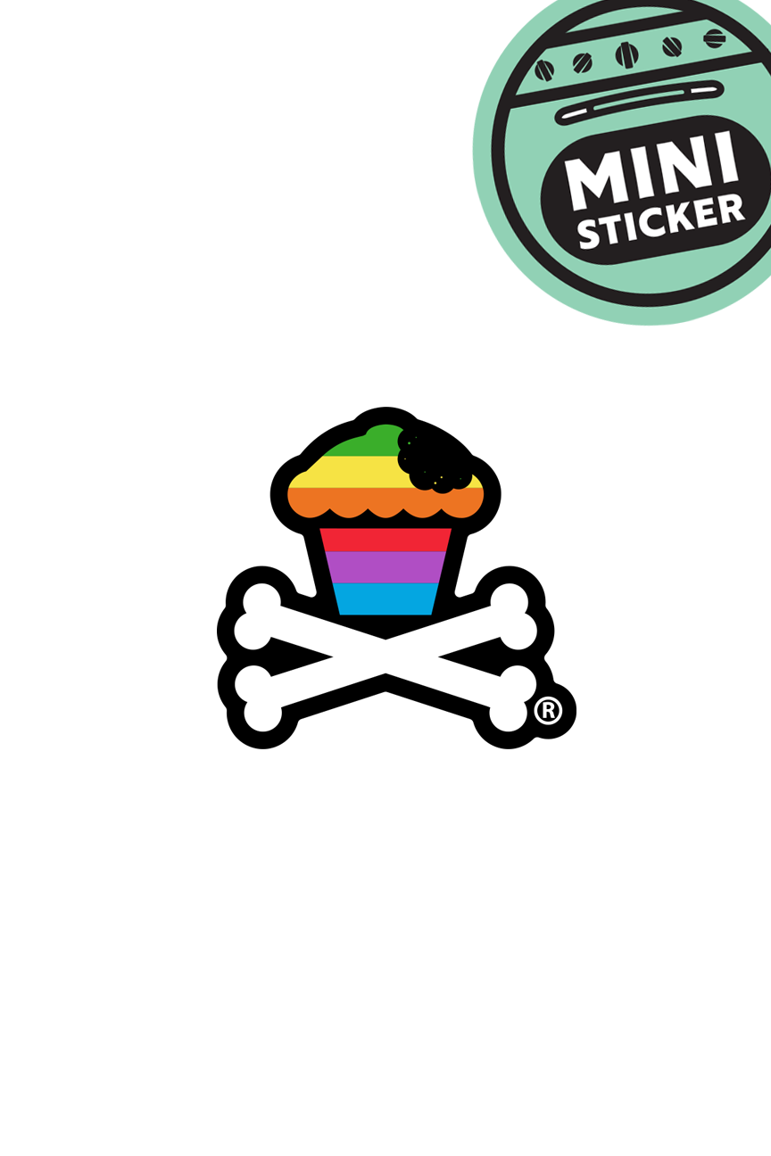 MINI STICKER - Byte Crossbones