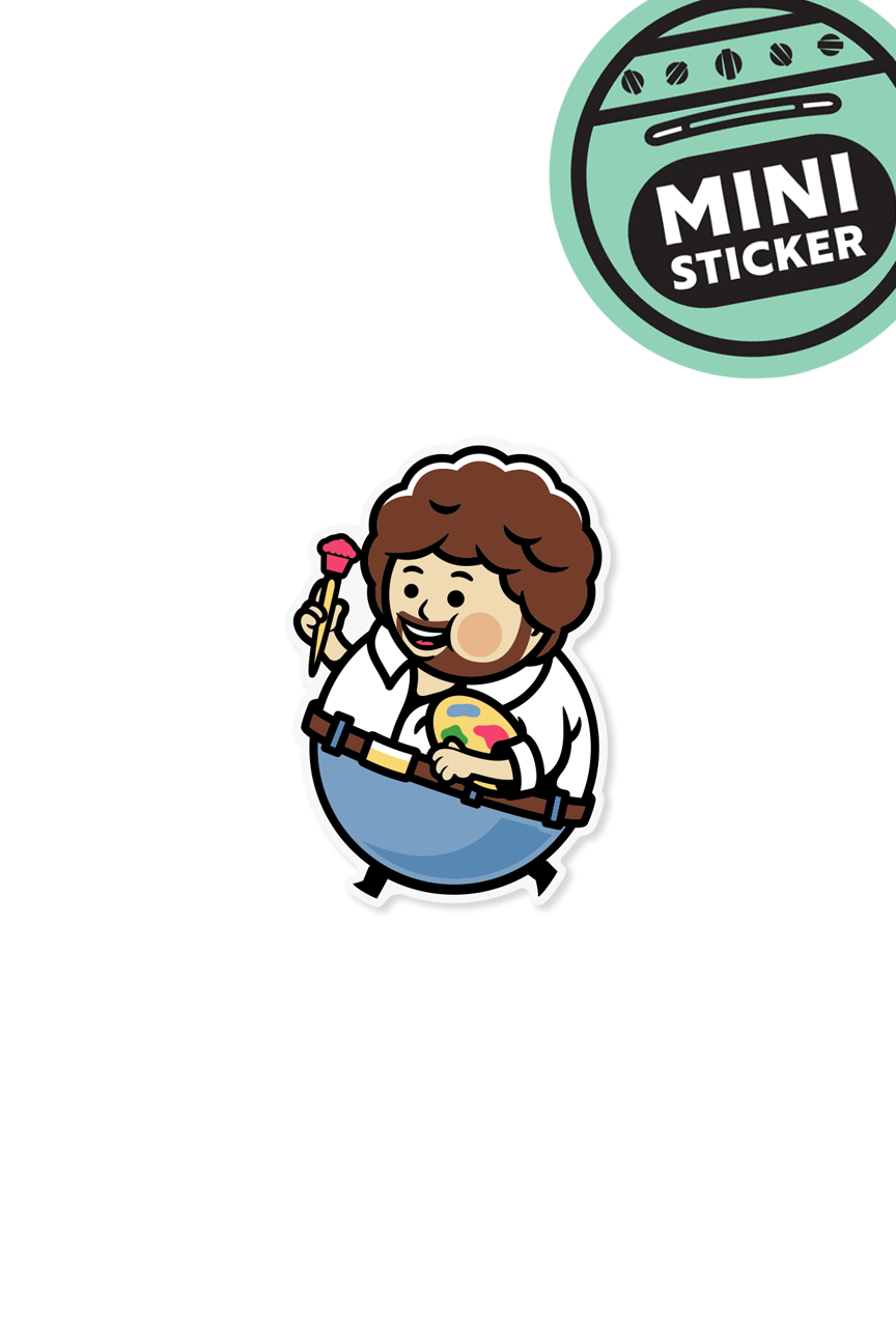 MINI STICKER - Happy Little Painter Big Kid