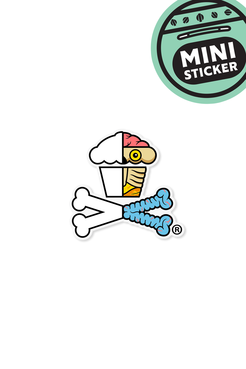 MINI STICKER - Dissect Crossbones