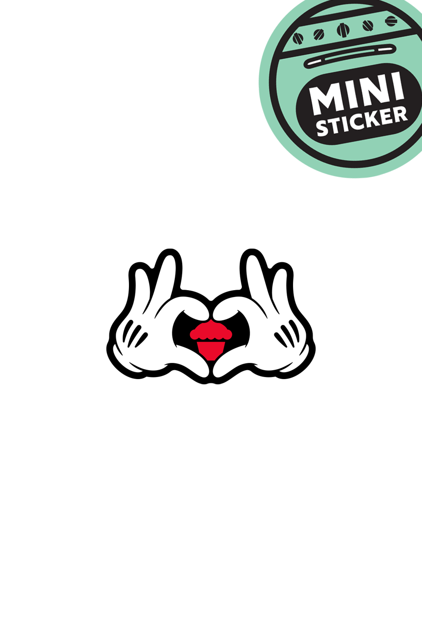 MINI STICKER - Heart Hands