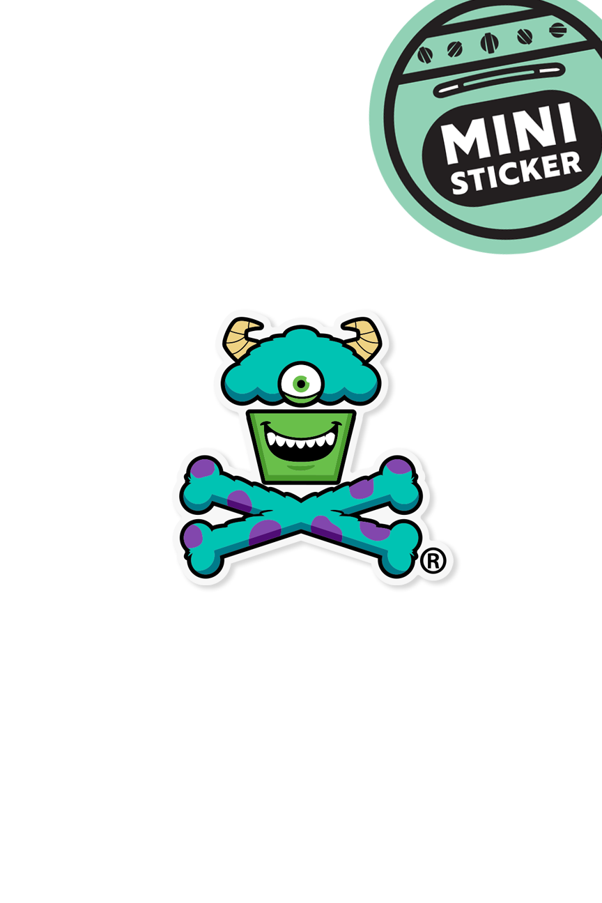 MINI STICKER - Monsterous Crossbones