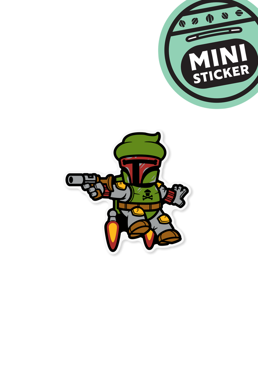 MINI STICKER - Boba Fettuccine