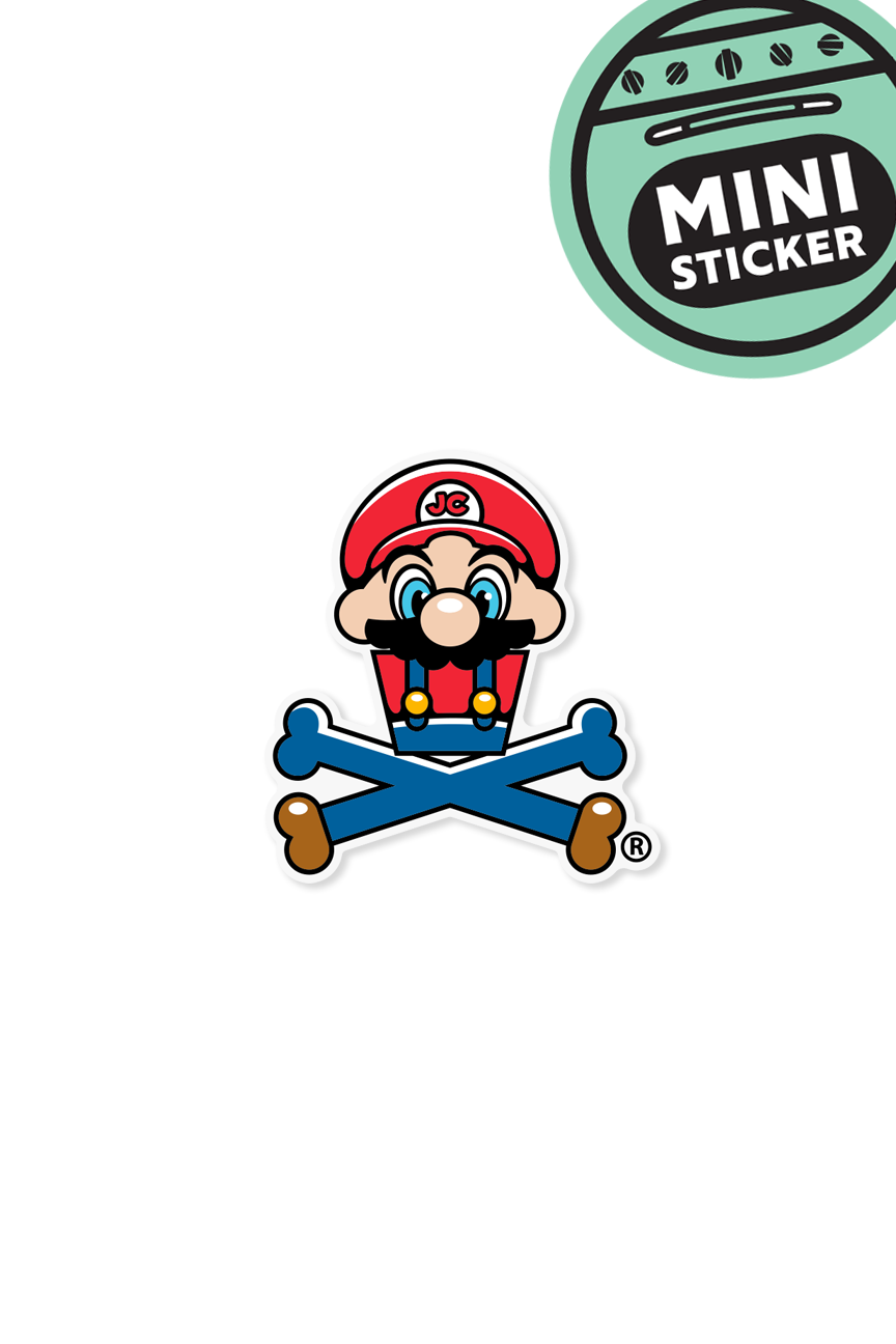 MINI STICKER - Let's-A-Bake Crossbones