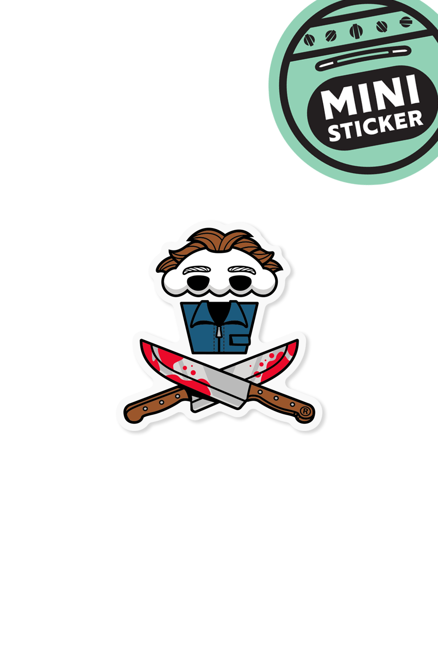 MINI STICKER - The Shape Crossbones