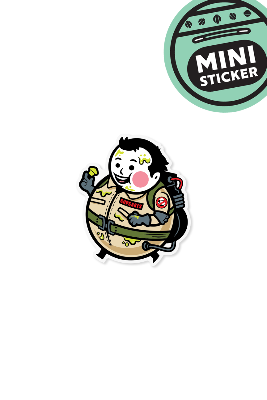 MINI STICKER - Big Kid Slime Grey