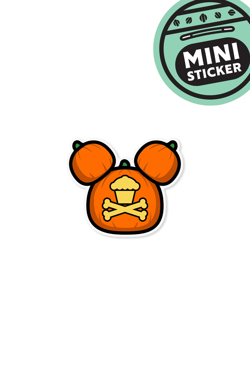 MINI STICKER - Pumpkin Mouse