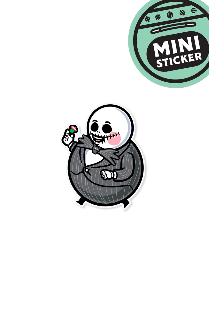 MINI STICKER - Big Kid Skullington