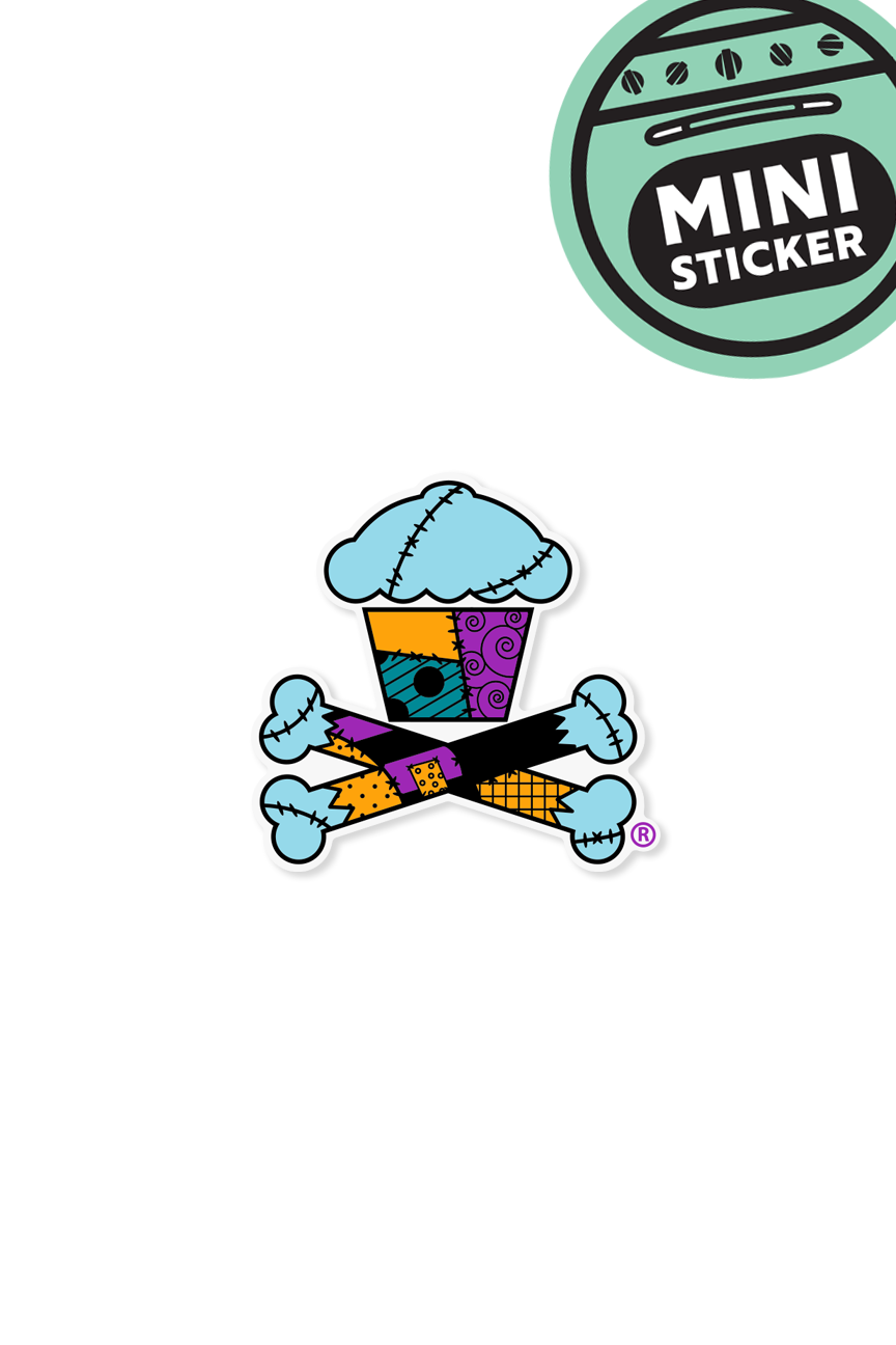 MINI STICKER - Stitched Doll Crossbones