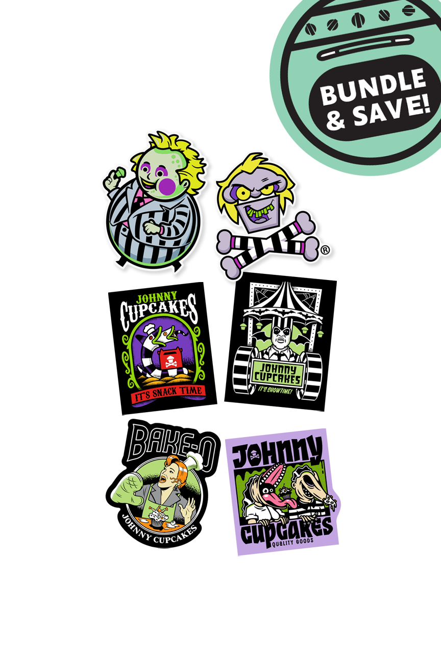6 MINI STICKER BUNDLE - Beetle Bakes