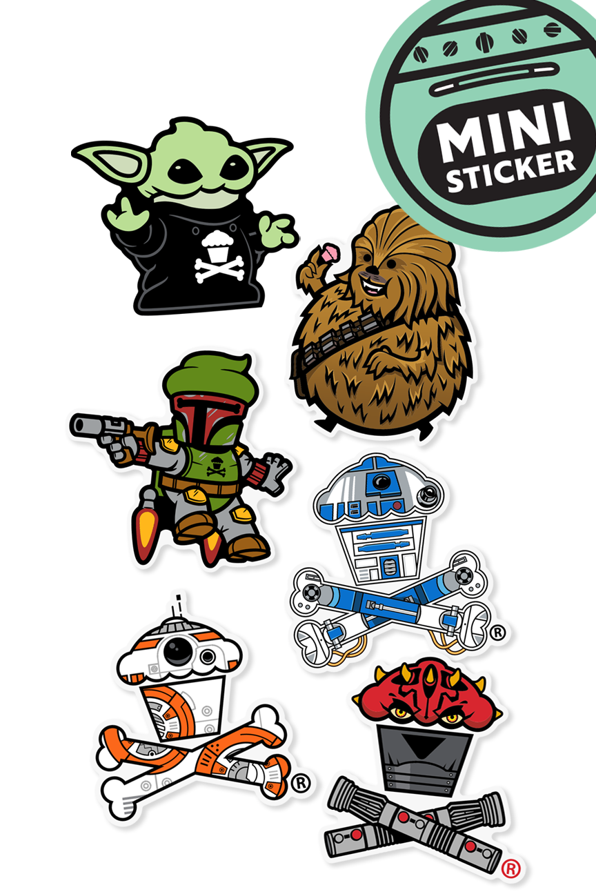 6 MINI STICKER BUNDLE - Galaxy Goodies