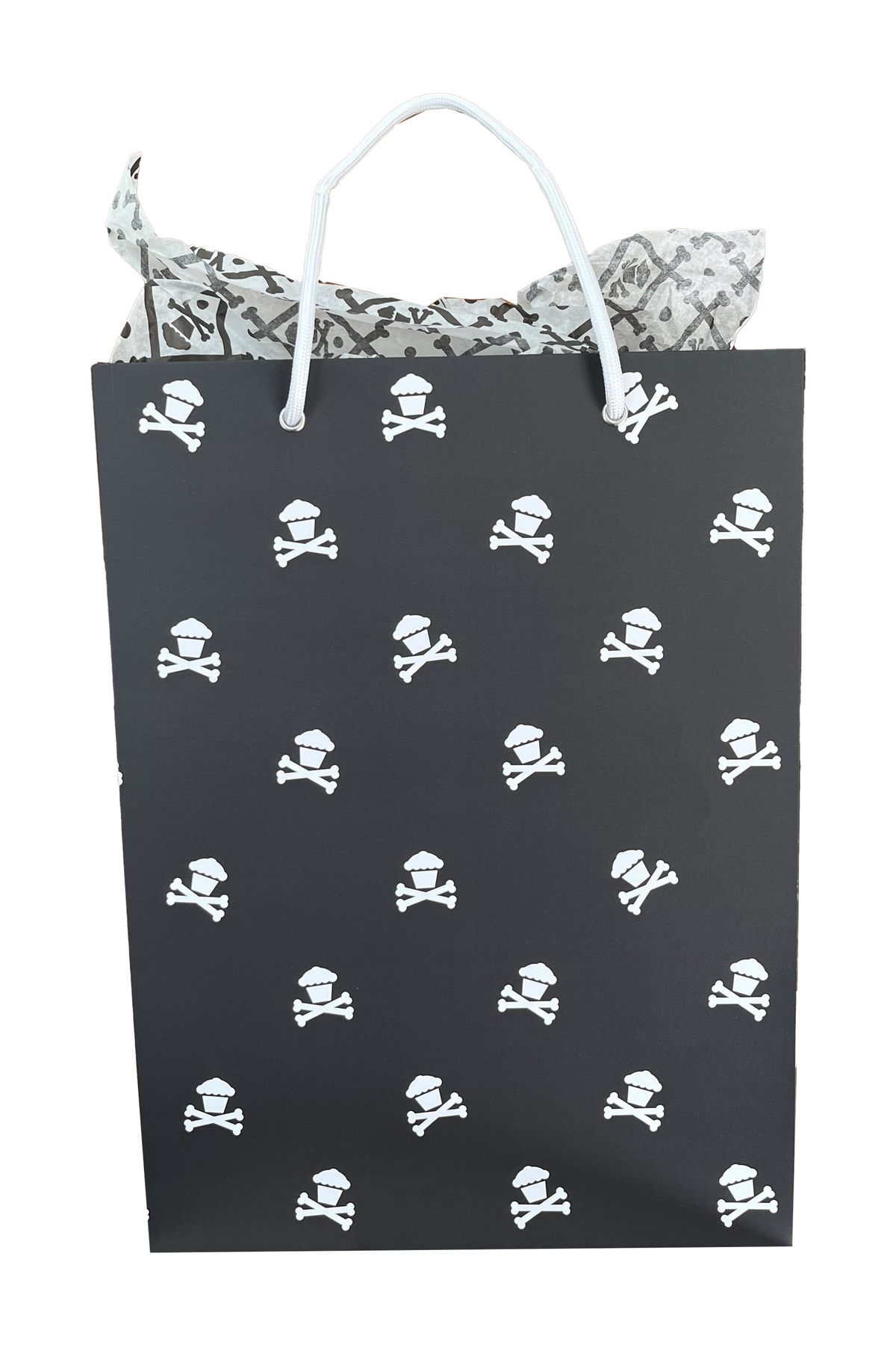 Gift Bag - Mini Crossbones Black