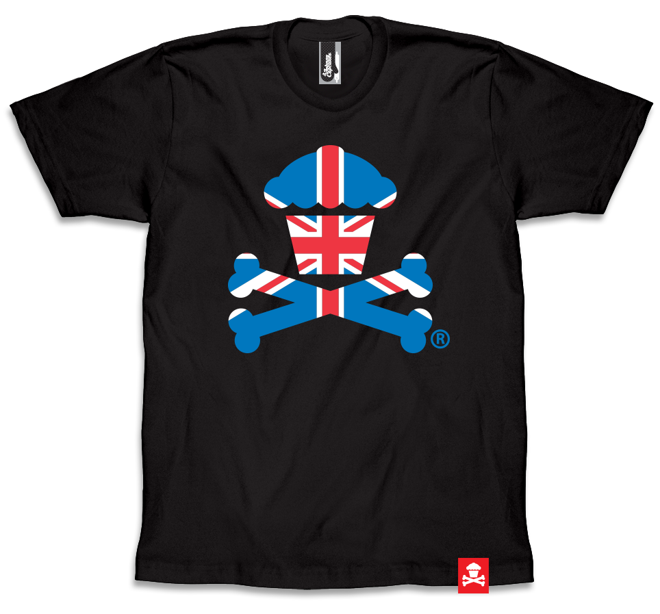 JC Vault - Adult Medium - London Flag Crossbones