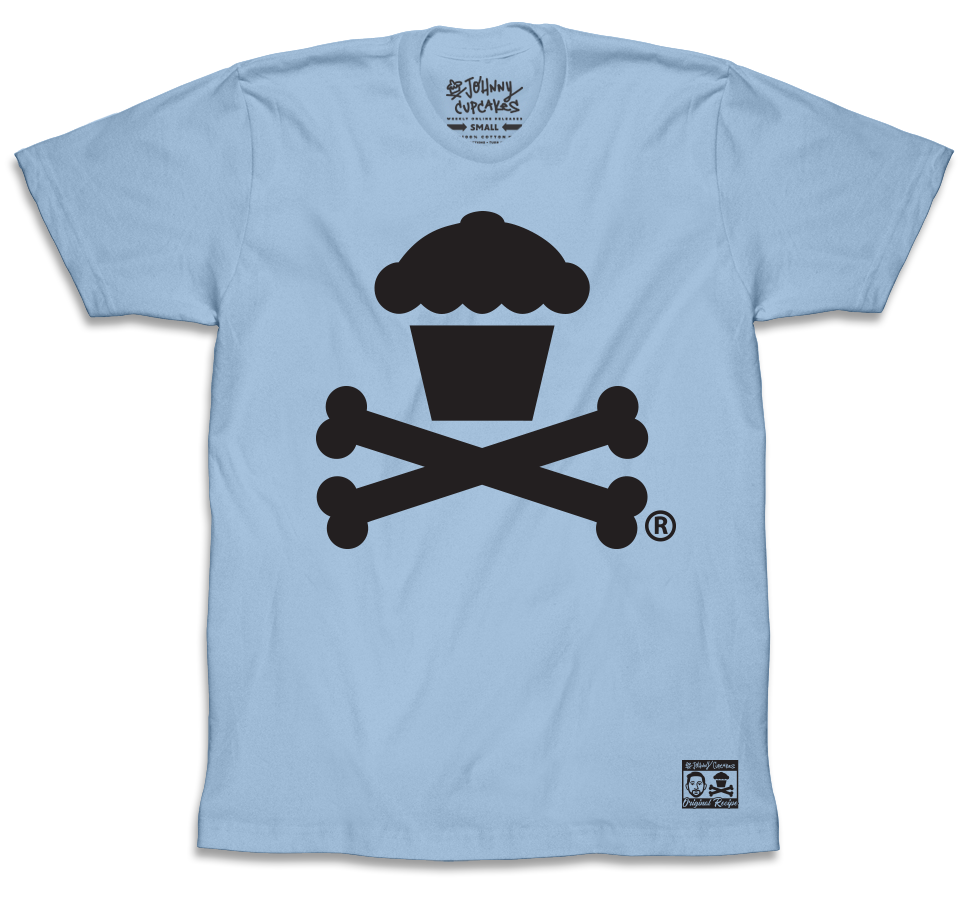 JC Vault - Adult XL - Crossbones (Light Blue / Black)