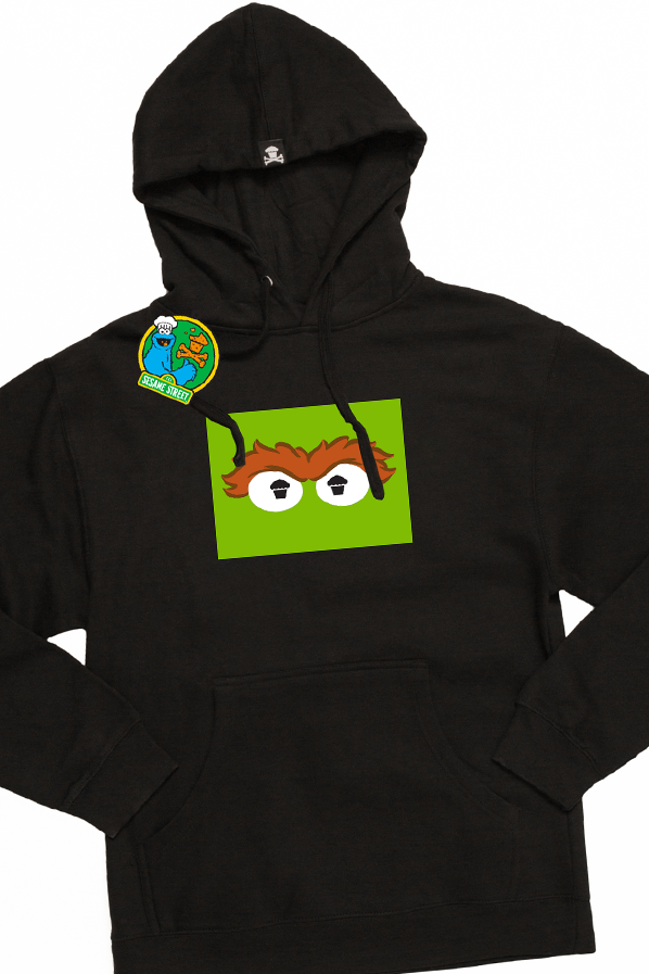 JC Vault - Oscar The Grouch Cupcake Eyes Pullover (Official Sesame Street Collab)