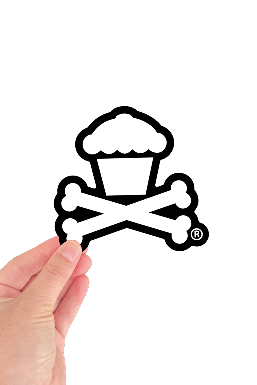6 STICKER BUNDLE - Classic Crossbones + Colorways