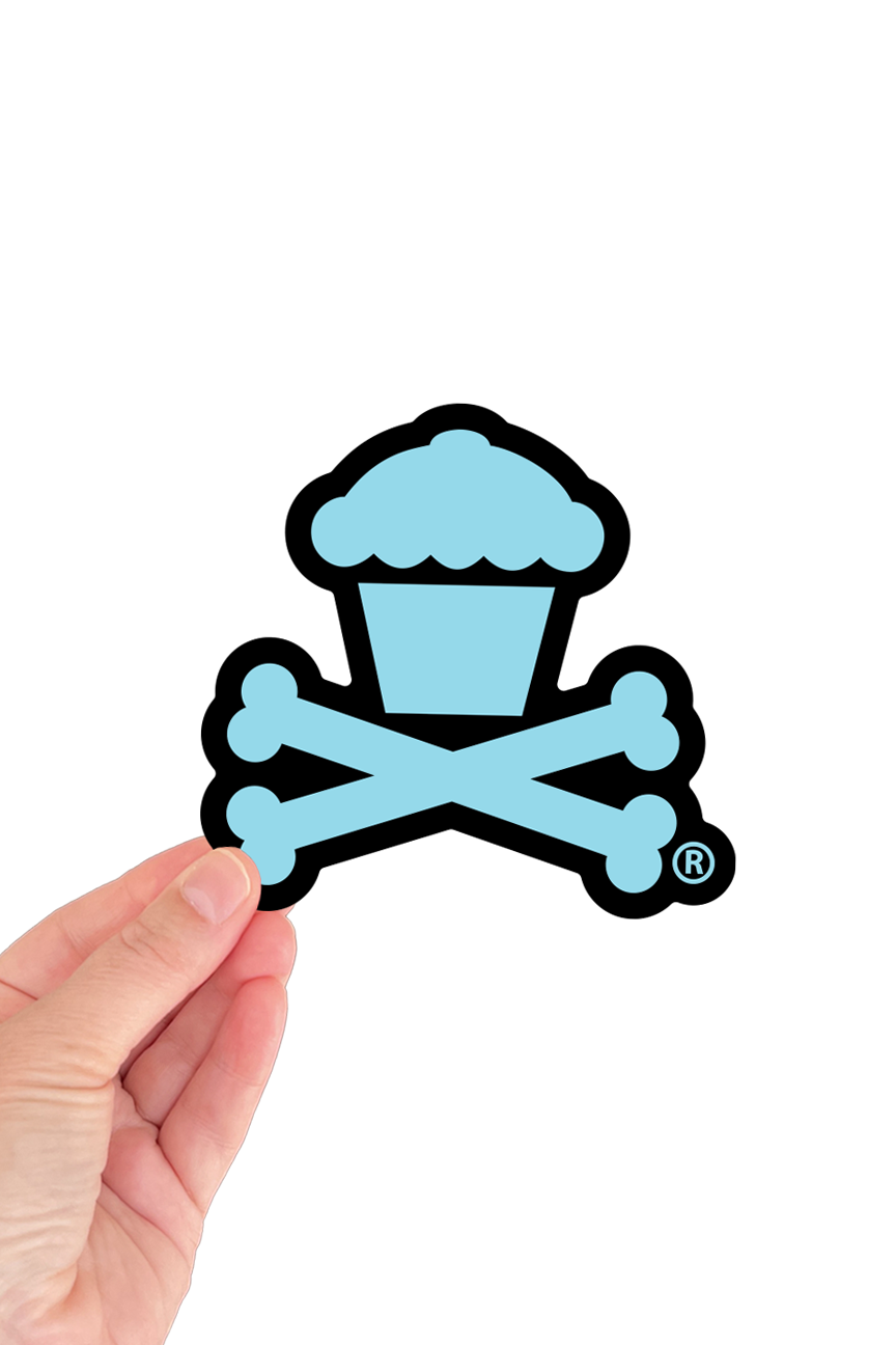 STICKER - Crossbones Colorway (Blue)