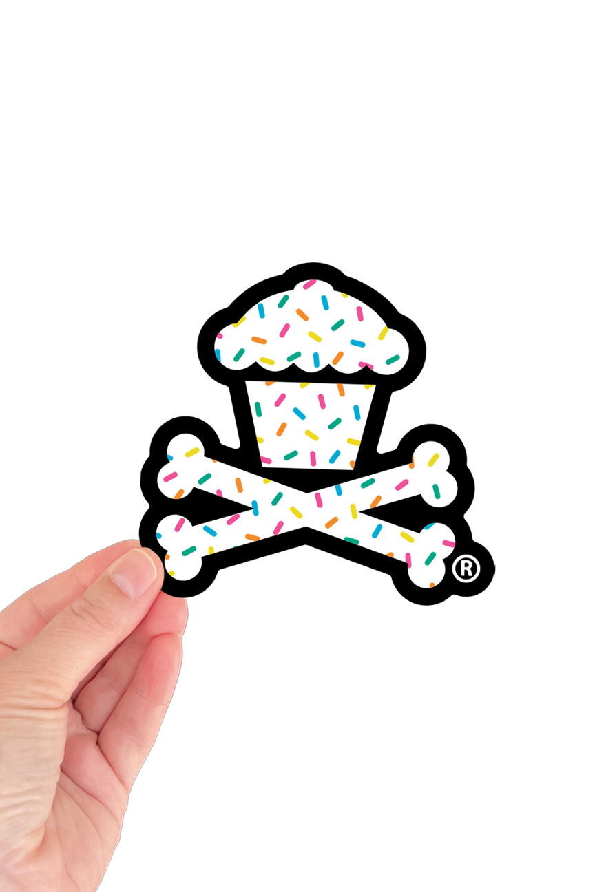 STICKER - Sprinkles Crossbones