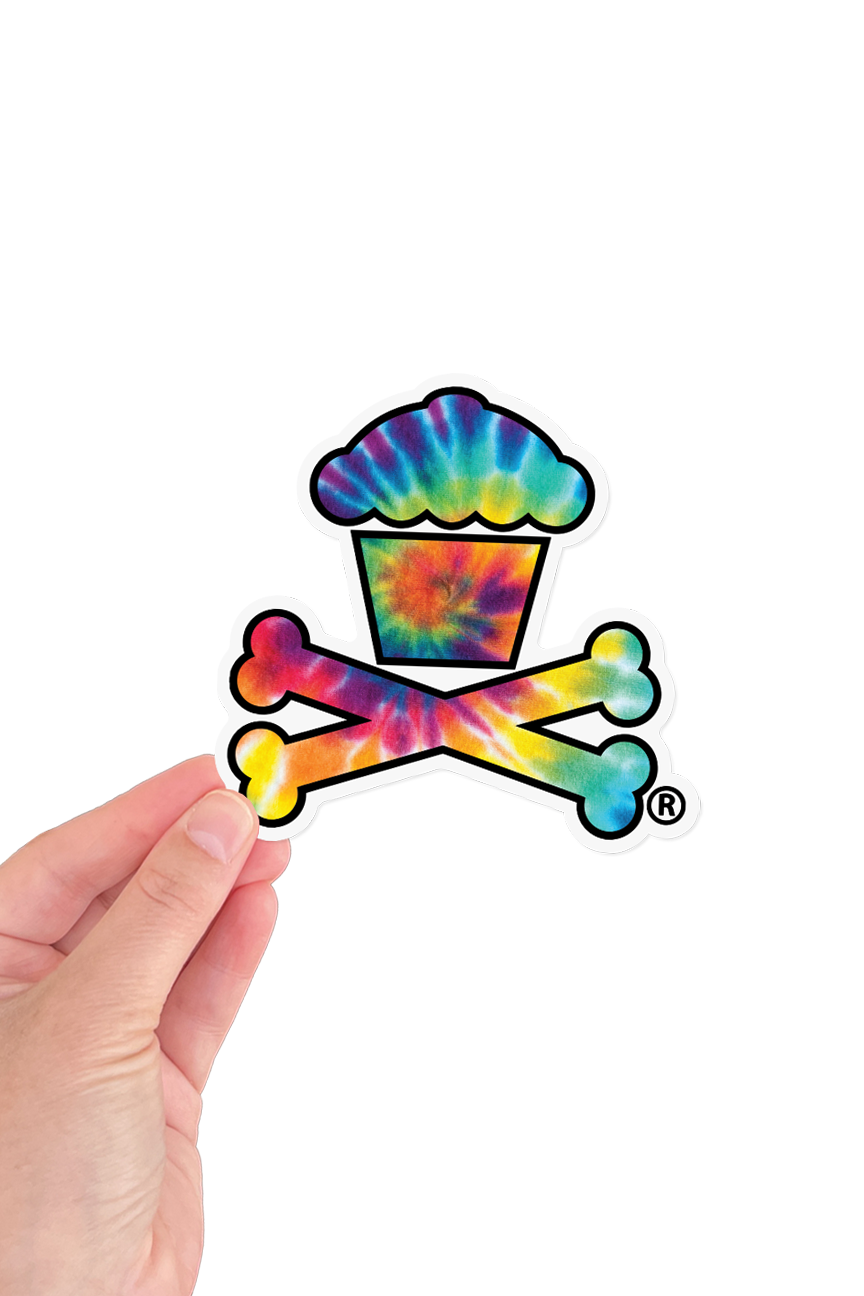 STICKER - Tie Dye Crossbones