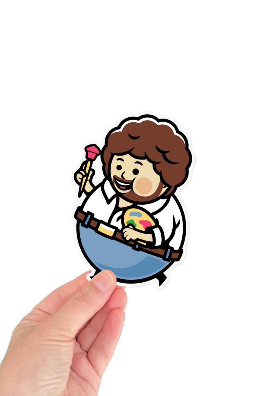 STICKER - Happy Little Painter Big Kid