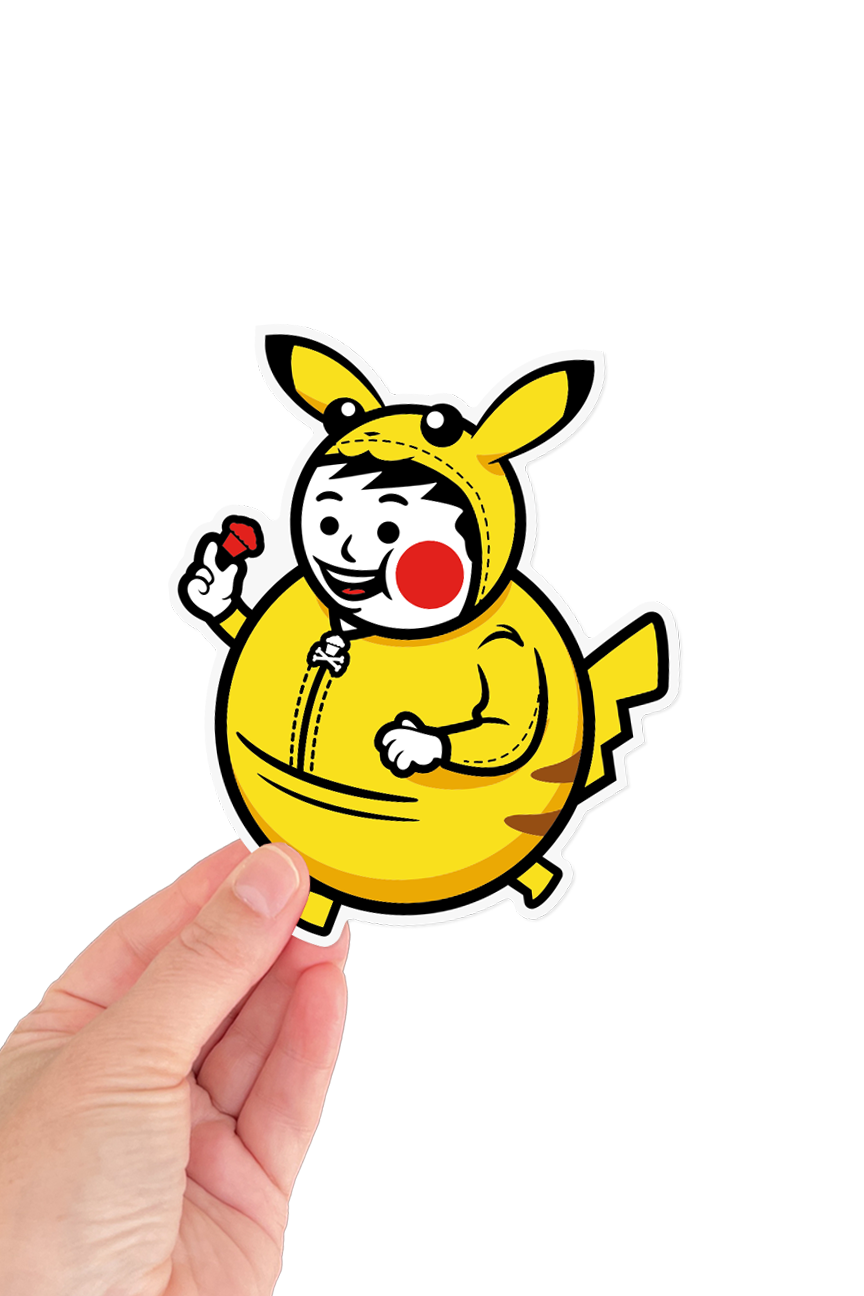 STICKER - Peekaboo Big Kid