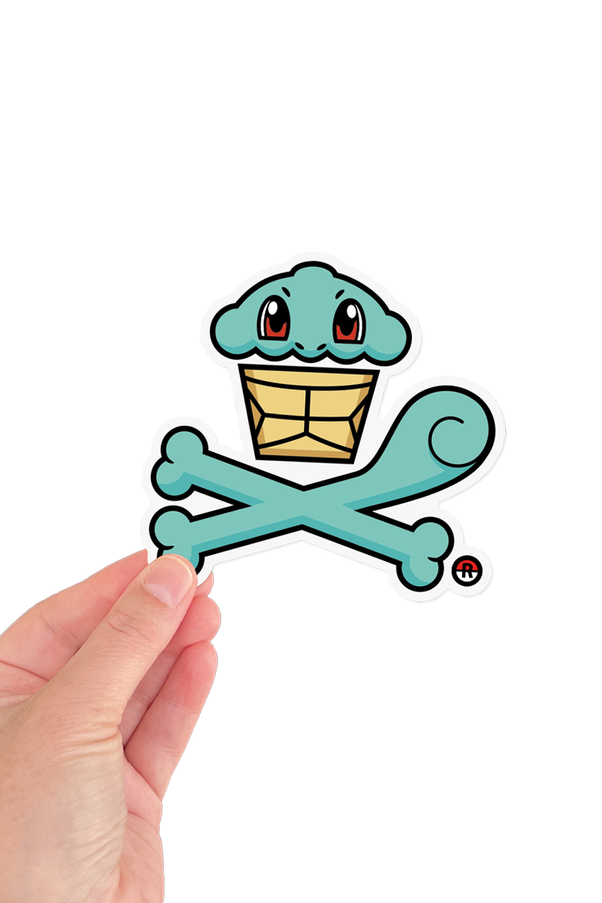 STICKER - Turtle Treat Crossbones
