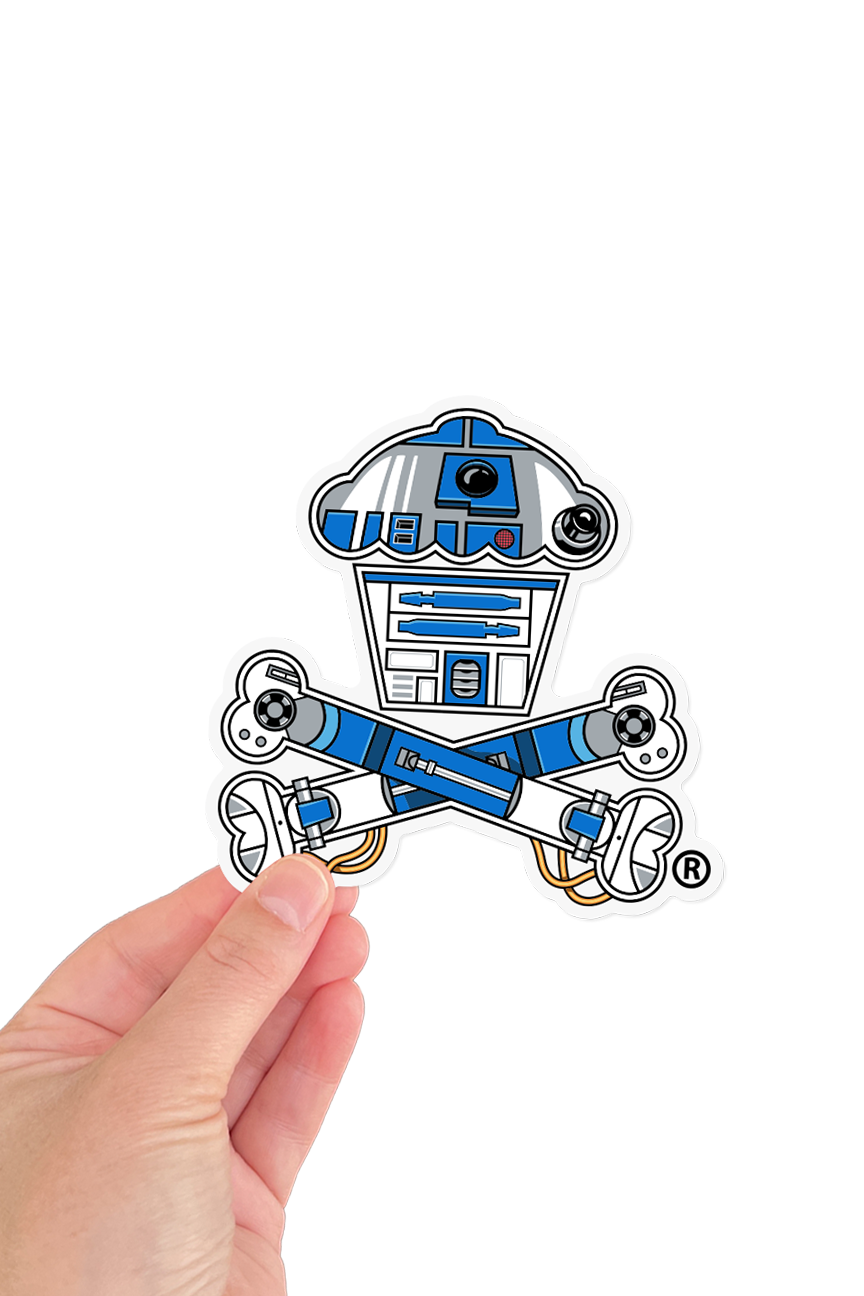 STICKER - Bleep Bloop Crossbones